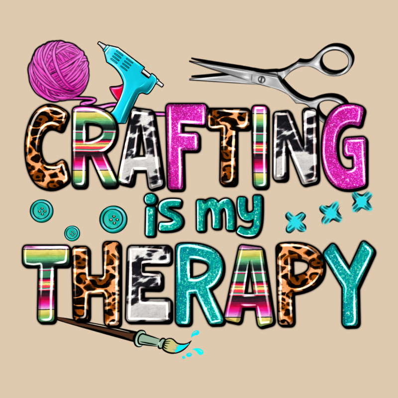 Crafting Is My Therapy Heavyweight Sweatshirt by AdoDesignShop | Teevron