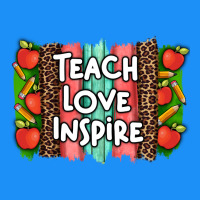 Teach Love Inspire Brushstroke With  And Pen Leopard Classic Tee | Teevron
