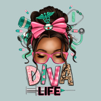 Afro Messy Bun Diva Life Heavy Core Tee | Teevron