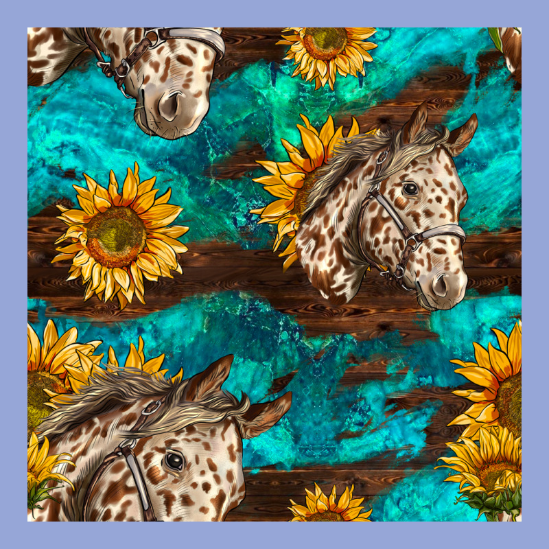 Appaloosa Horses And Sunflowers Seamless Pattern Classic Tee by BundleAndBundleShop | Teevron