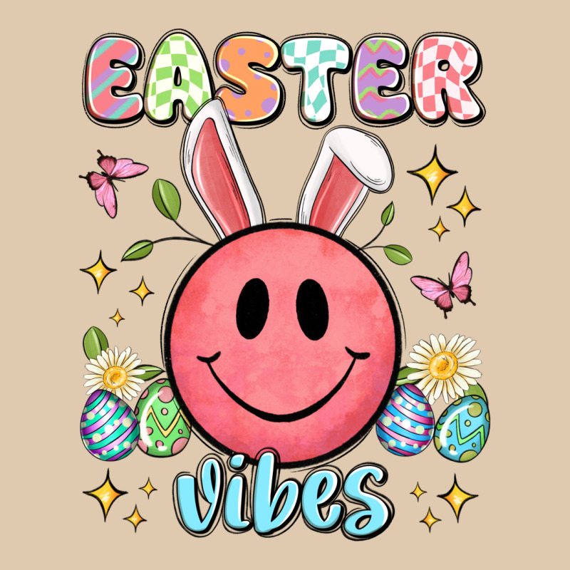 Easter Vibes Smiley Face Heavyweight Sweatshirt by Artiststas | Teevron