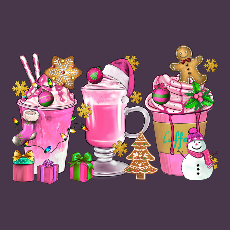 Pink Christmas Coffee Cups Bbs Heavyweight Hoodie by BundleAndBundleShop | Teevron