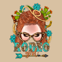 Western Rodeo Girl Braid Red Hair Heavyweight Hoodie | Teevron