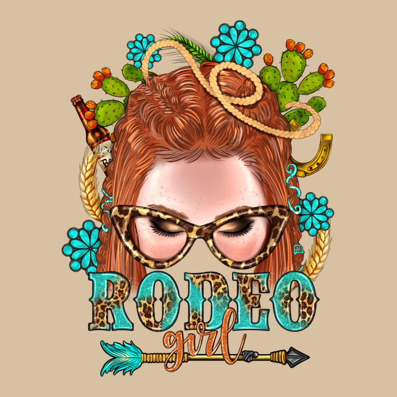 Western Rodeo Girl Braid Red Hair Heavyweight Hoodie by BundleAndBundleShop | Teevron