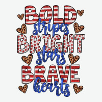 Bold Stripes Bright Stars Brave Hearts Urban Heavy Tee | Teevron