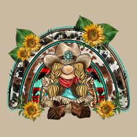 Western Gnome Sunflowers Rainbow Long Sleeve Tee | Teevron