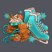 Winter Ice Skating Boots And Coffee Vintage Hoodie | Teevron