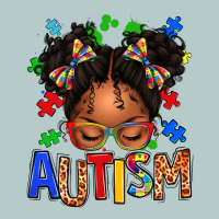 Autism Afro Girl Heavy Core Tee | Teevron