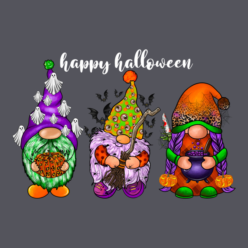 Happy Halloween Gnomes White Vintage Hoodie by RacoonDesign | Teevron