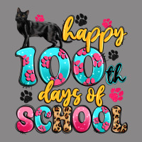 Happy 100th Days Of School Cat Vintage Tee | Teevron