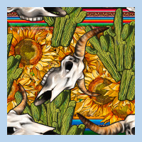 Western Bull Skull Seamless Pattern Classic Tee | Teevron