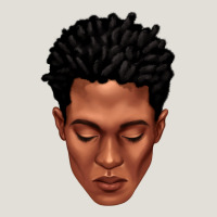 Black Man Portrait Heavy Core Tee | Teevron