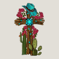 Gemstone Cross With Cactus Heavy Core Tee | Teevron