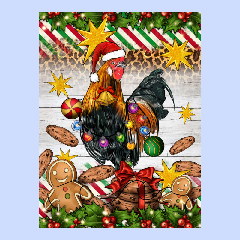 Christmas Rooster Urban Heavy Tee by Artiststas | Teevron
