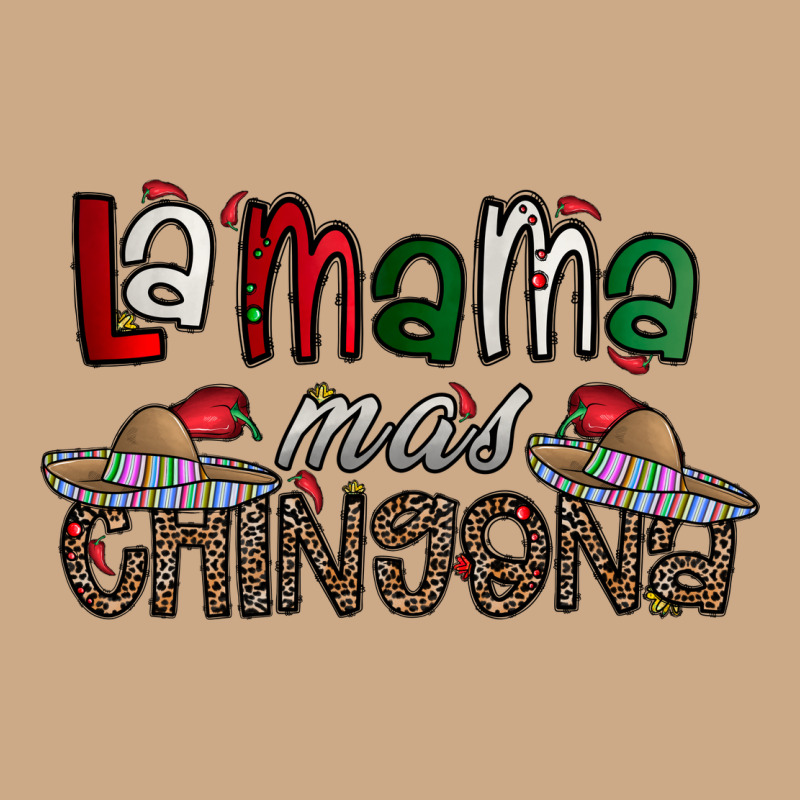La Mama Mas Chingona Vintage Hoodie by CowhideDigitalArt | Teevron