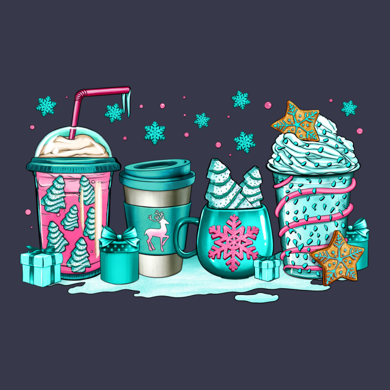 Winter Christmas Tree Cakes Coffee Long Sleeve Tee by Jasminsmagicworld | Teevron