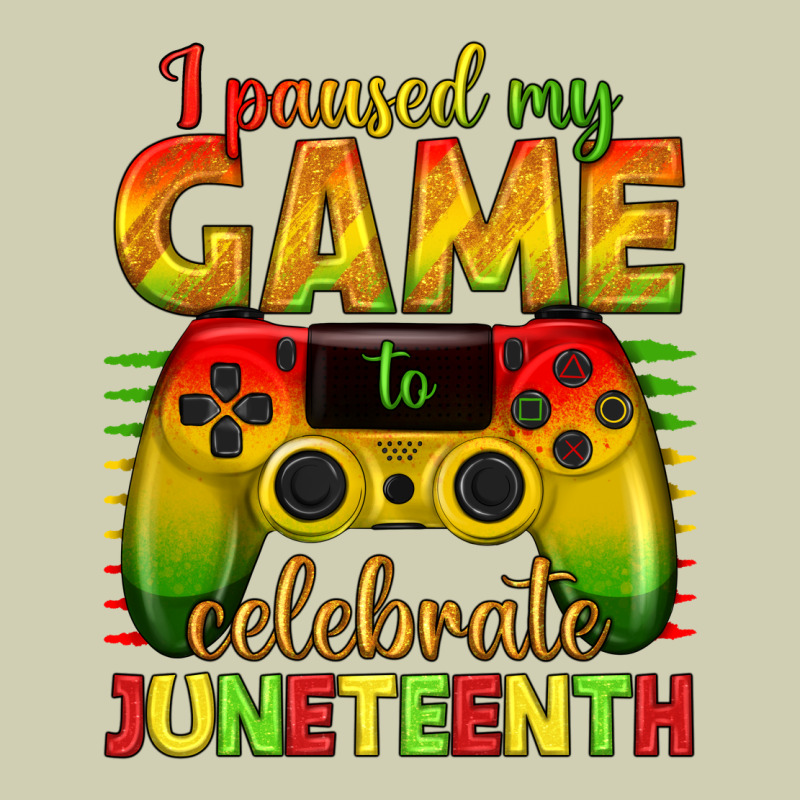 I Paused My Game Celebrate Juneteenth Heavy Core Tee by texasbilliewilder | Teevron
