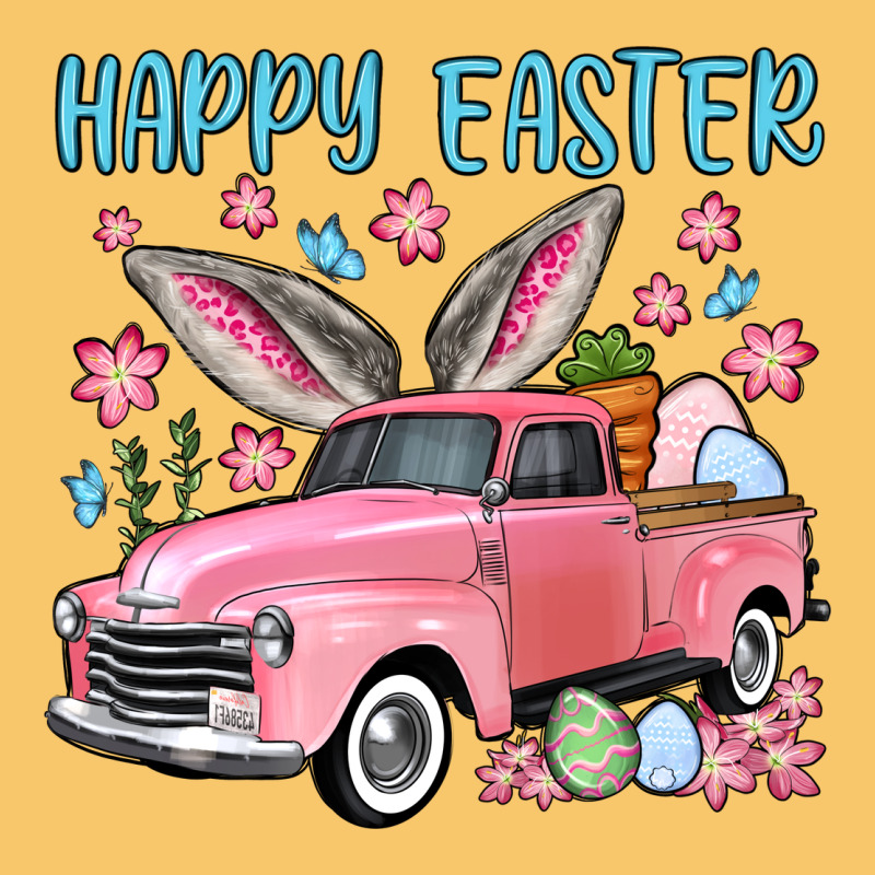 Happy Easter Truck Vintage Hoodie by OliviaCreatesArt | Teevron