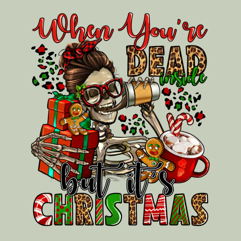 When You're Dead Inside But It's Christmas Long Sleeve Tee by Jasminsmagicworld | Teevron