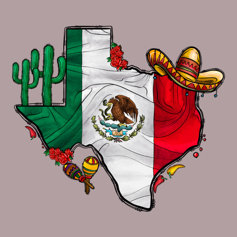 Mexica Texas Vintage Hoodie by CowhideDigitalArt | Teevron