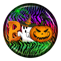 halloween round earrings 3 | Teevron
