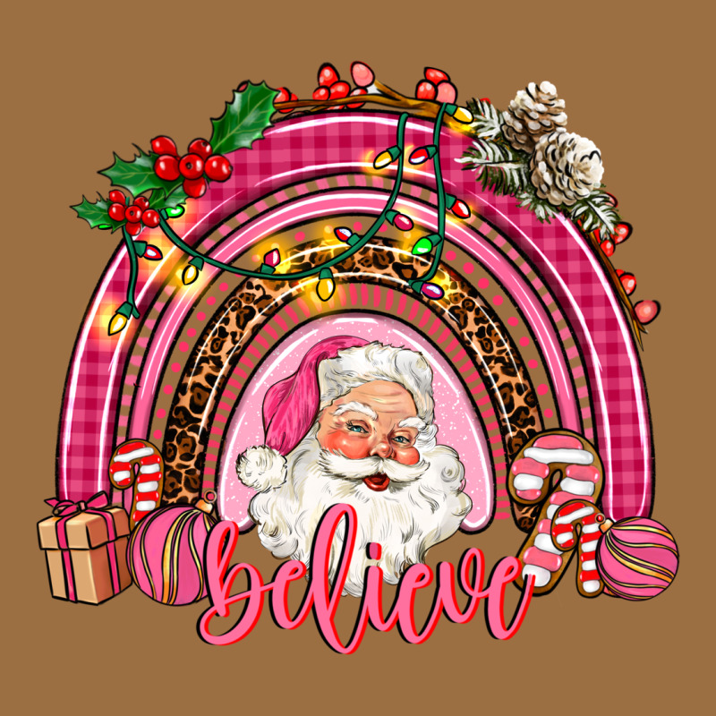 Pink Christmas Believe  Rainbow Vintage Tee by AdoDesignShop | Teevron