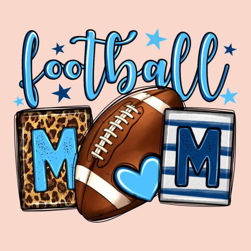 Football Mom Blue Team Color Urban Hoodie by HowdyJamesFarm | Teevron