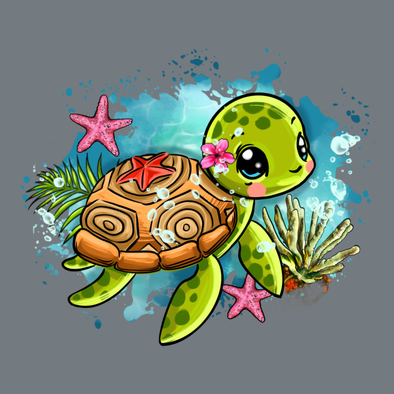 Ocean With Turtle Heavyweight Sweatshirt by AdoDesignShop | Teevron
