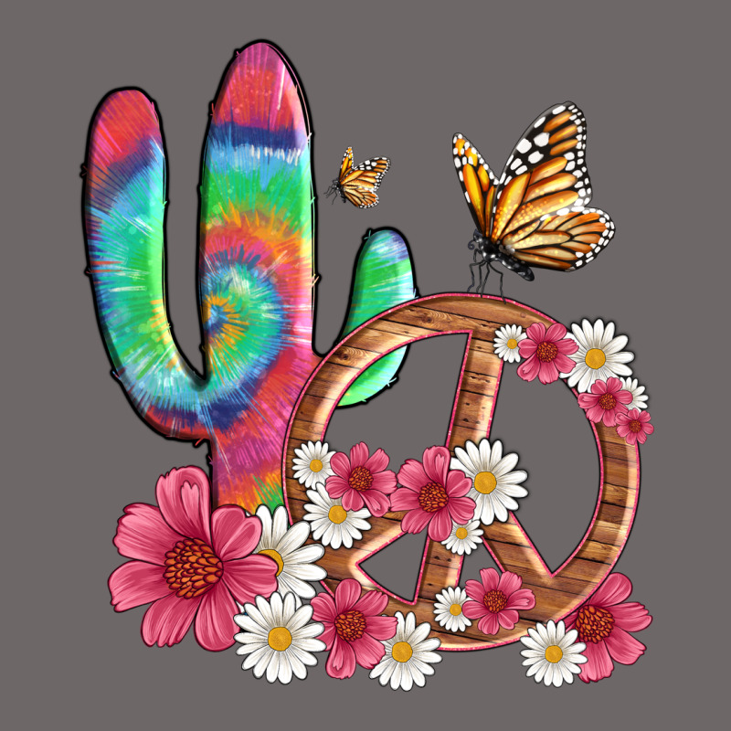 Cactus Peace Sign Flowers And Butterflys Classic Tee by Artiststas | Teevron