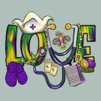 Mardi Gras Love Nurse Heavyweight Hoodie | Teevron