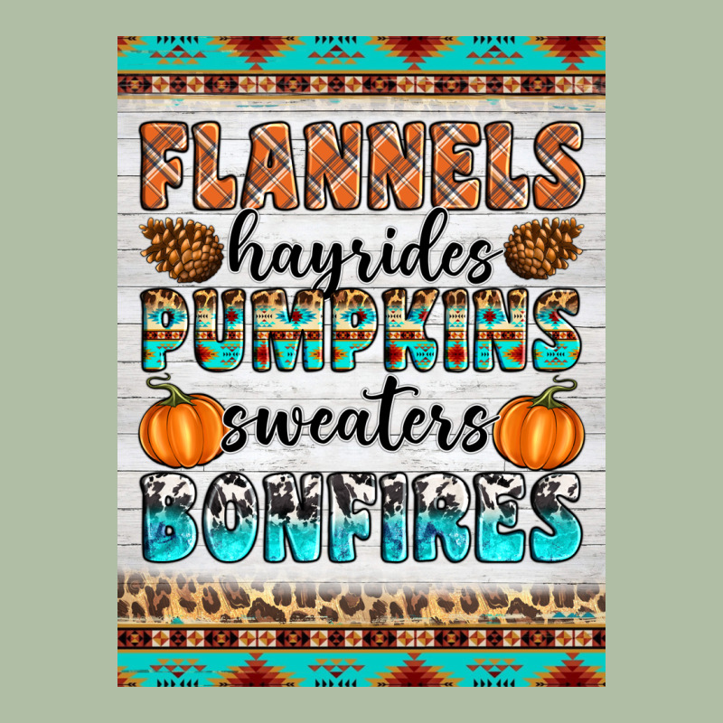 Flannels Hayrides Pumpkins Sweaters Bonfires Urban Heavy Tee by Artiststas | Teevron