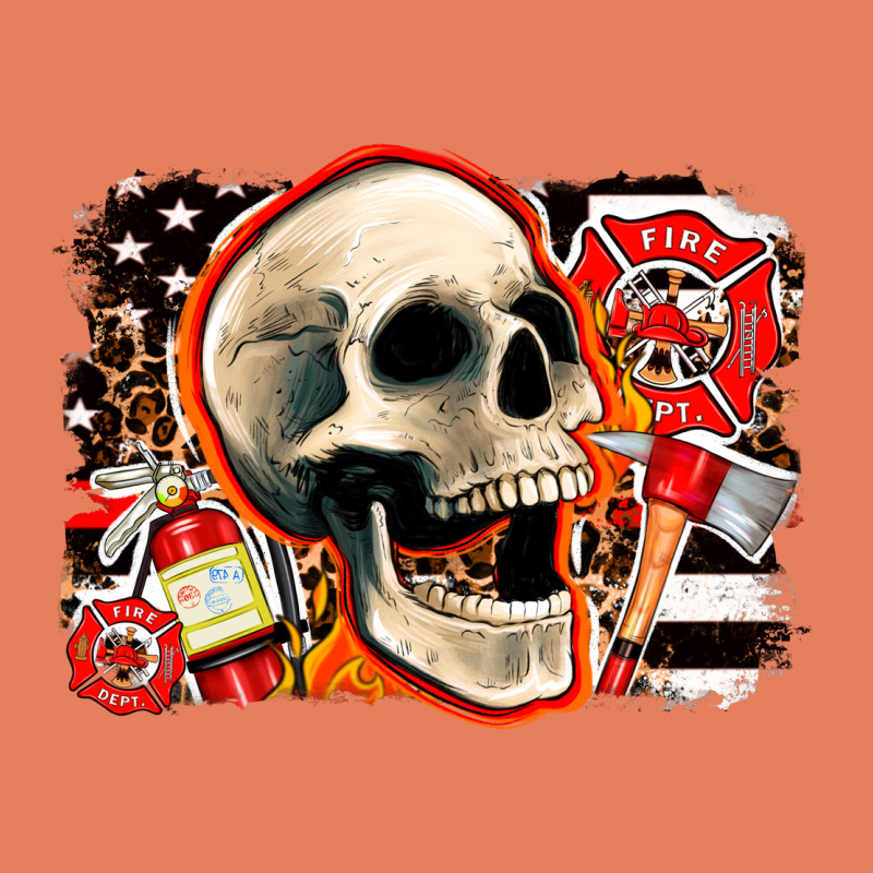 Firefighter Skull Classic Tee by AdoDesignShop | Teevron