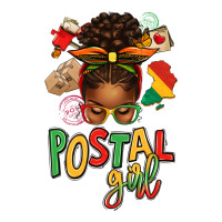 juneteenth afro messy bun postal girl | Teevron