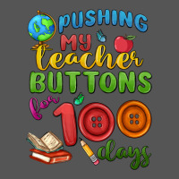 Pushing My Teacher Buttons For 100 Days Zipper Hoodie | Teevron