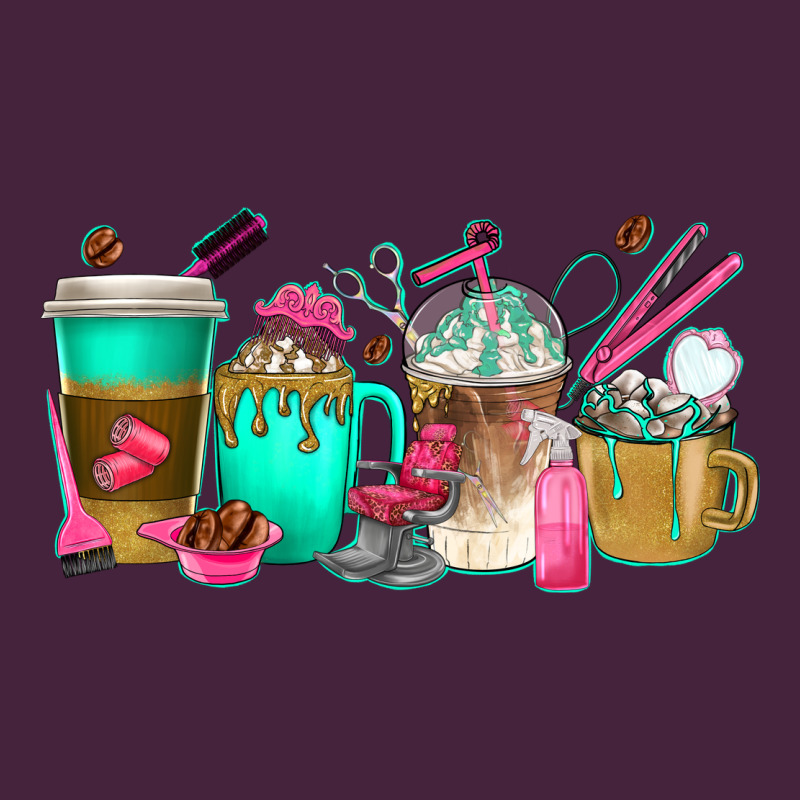 Hair Hustler Coffee Cups Premium Tee by texasbilliewilder | Teevron