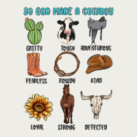 So God Made A Cowboy Zipper Hoodie | Teevron