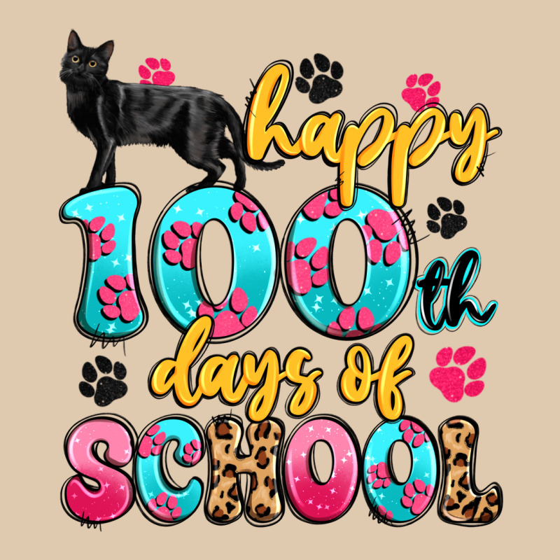 Happy 100th Days Of School Cat Heavyweight Sweatshirt by Artiststas | Teevron