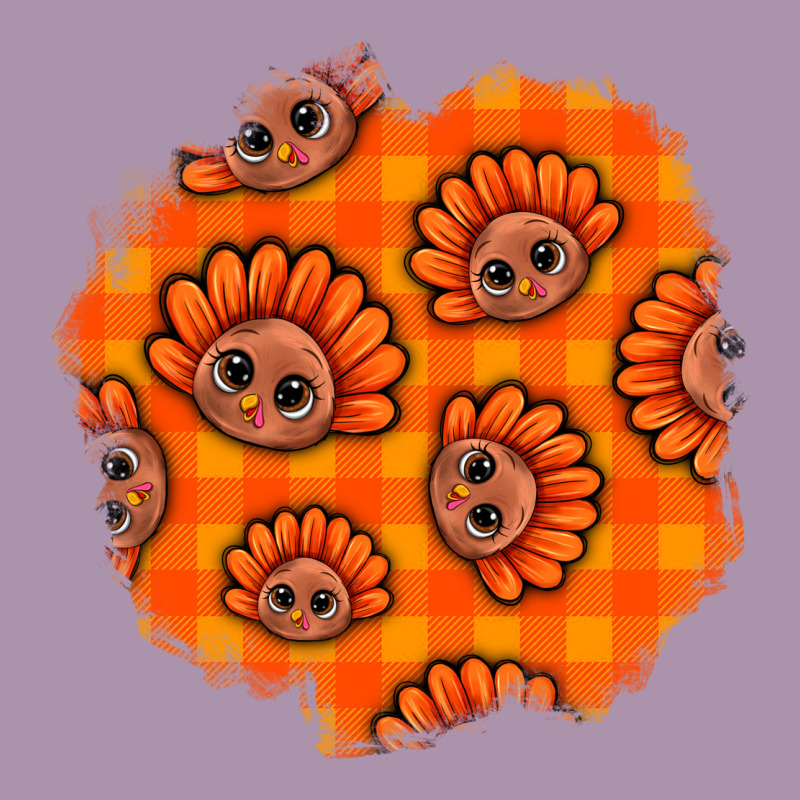 Thanksgiving Turkey With Tartan Patch Heavyweight Hoodie by BundleAndBundleShop | Teevron