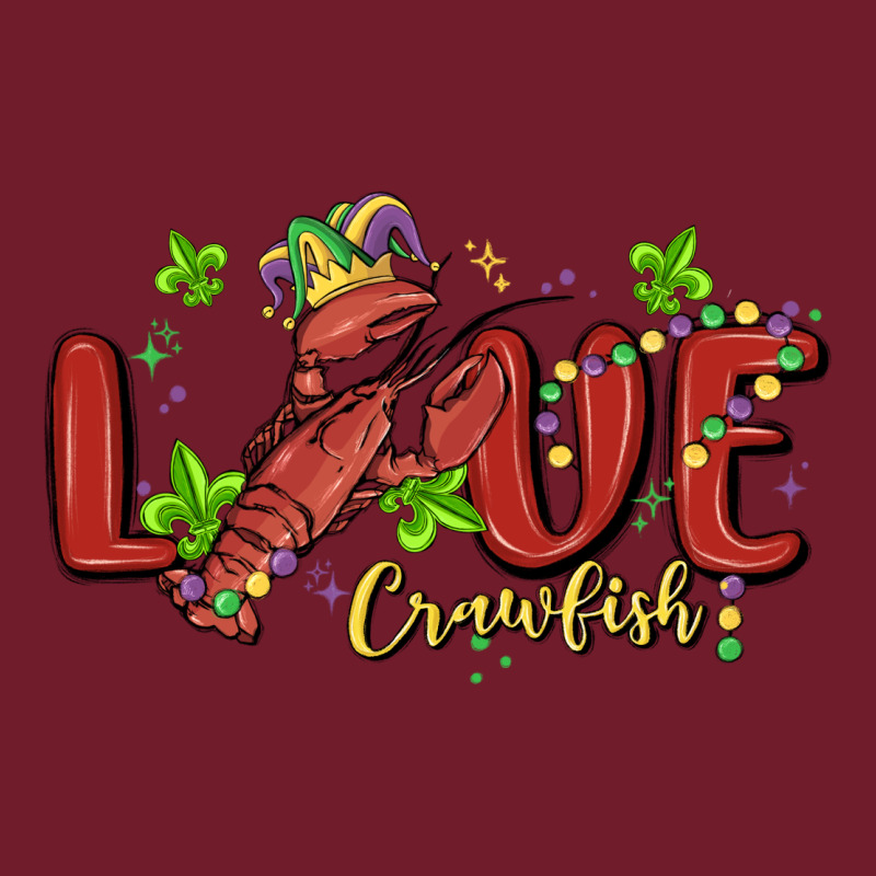 Mardi Gras Love Crawfish Zipper Hoodie by MaliasSmallBusiness | Teevron