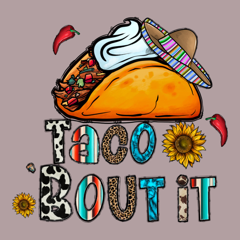 Taco Bout It Vintage Hoodie by CowhideDigitalArt | Teevron