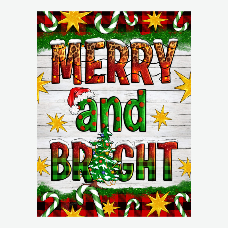 Merry And Bright Urban Heavy Tee by Artiststas | Teevron
