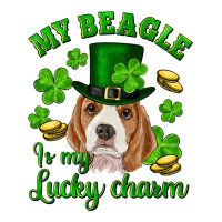 st.patrick's day my beagle is my lucky charm | Teevron