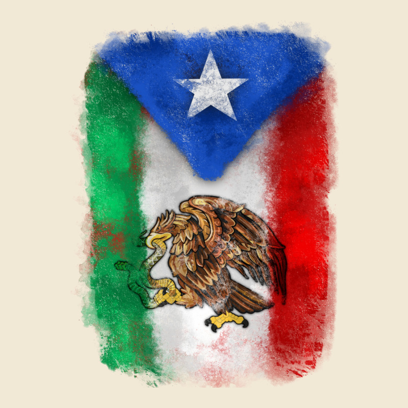 Mexico And Puerto Rico Flag Premium Tee by Zillion Design Studio | Teevron