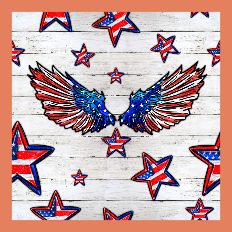Patriotic Eagle Wing Classic Tee by BundleAndBundleShop | Teevron