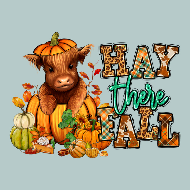 Hay There Fall Pumpkin Heifer Heavy Core Tee by RanaPortraitStore | Teevron