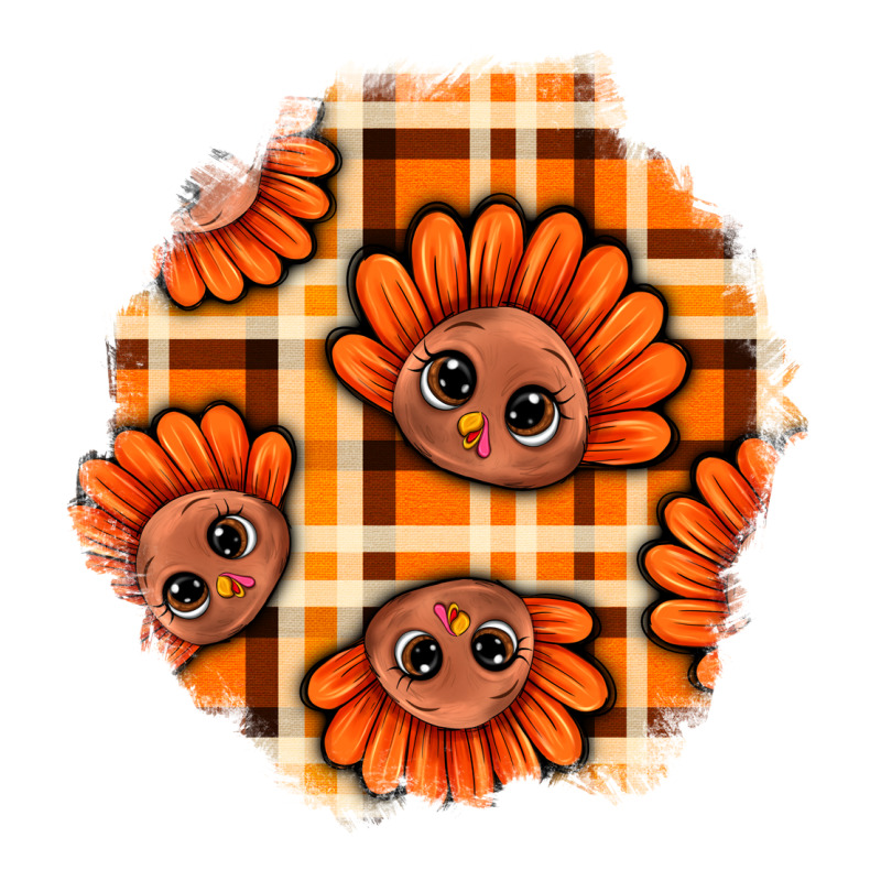 Thanksgiving Turkey With Tartan Patch Heavyweight Hoodie by BundleAndBundleShop | Teevron