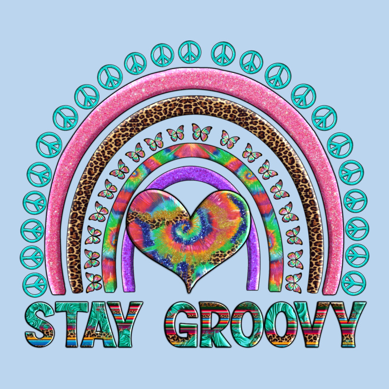 Stay Groovy With Rainbow And Heart Classic Tee by Artiststas | Teevron