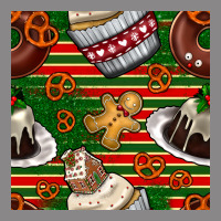 Christmas Cake Seamless Pattern Vintage Tee | Teevron