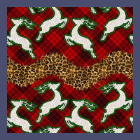 Christmas Deer And Plaid Seamless Pattern Vintage Tee | Teevron