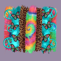 Hippie Peace Sign Butterfly Leopard And Tie Dye Brushstroke Classic Tee | Teevron